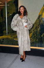 MAYA JAMA Arrives at Burberry Flagship Store Opening in New York 10/16/2024