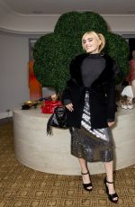 MEG DONNELLY at Maje Previews SS25 Collection at Chateau Marmont in Los Angeles 10/17/2024