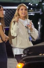 MEGHAN TRAINOR Arrives at Paris Hilton