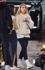 MEGHAN TRAINOR Arrives at Paris Hilton