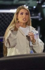 MEGHAN TRAINOR Arrives at Paris Hilton