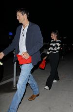 MILA KUNIS And Ashton Kutcher Leaves Marvin Restaurant 10/10/2024