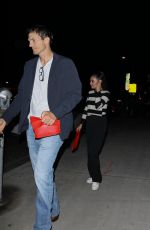 MILA KUNIS And Ashton Kutcher Leaves Marvin Restaurant 10/10/2024