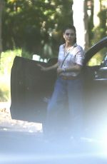 MILA KUNIS Out and About in Studio City 10/05/2024