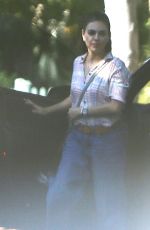 MILA KUNIS Out and About in Studio City 10/05/2024