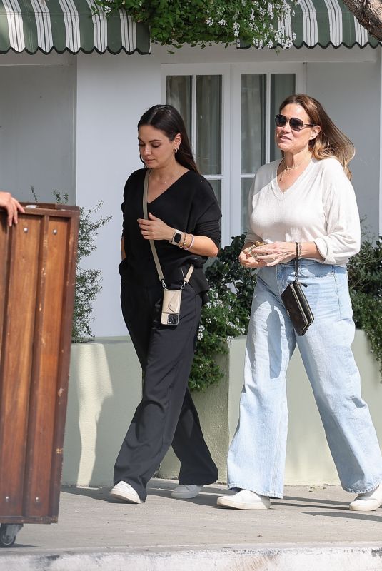 MILA KUNIS Out for Lunch with a Friend at Soho House in Los Angeles 10/17/2024