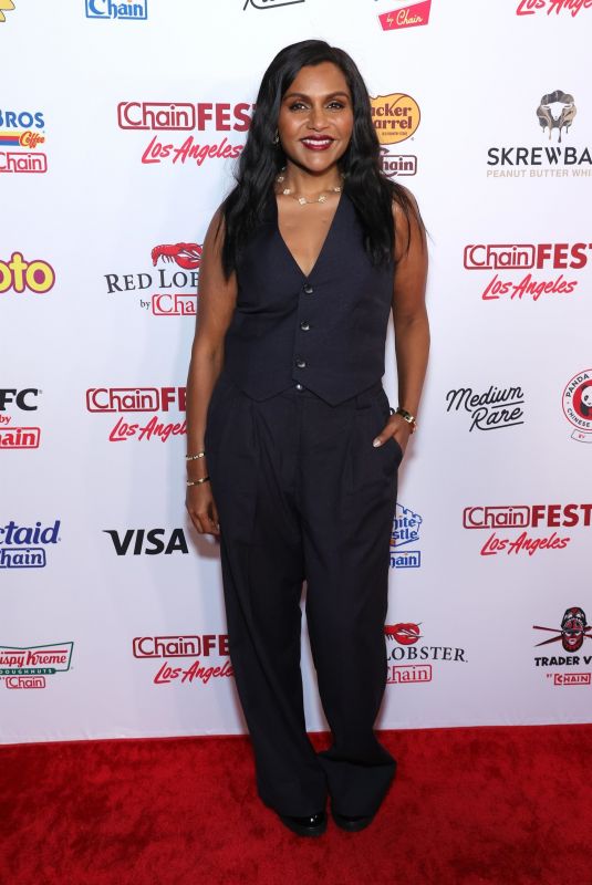 MINDY KALING at ChainFEST in Los Angeles 10/05/2024