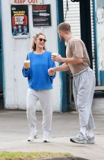 MINKA KELLY and Dan Reynolds Out for Morning Coffee in Los Feliz 10/28/2024