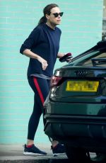 MINNIE DRIVER Leaves Her Workout with Addison O