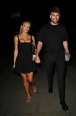 MOLLY SMITH on a Date Night at Louis Restaurant in Manchester 10/06/2024