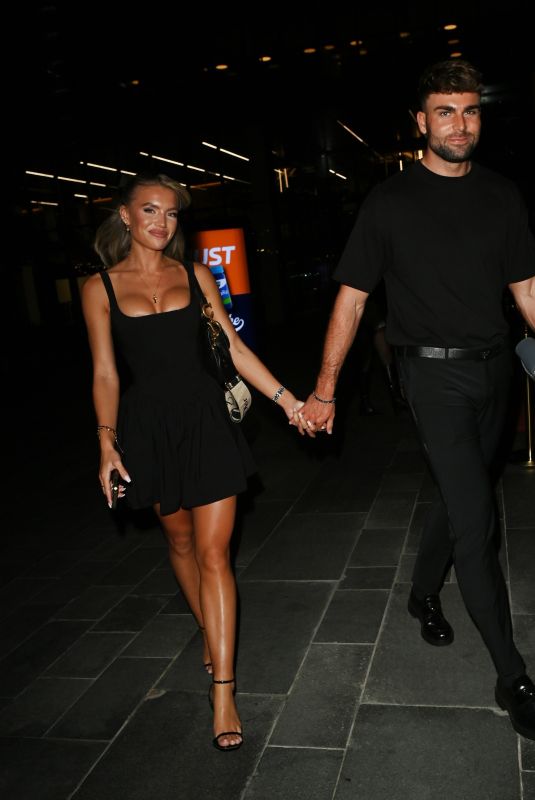 MOLLY SMITH on a Date Night at Louis Restaurant in Manchester 10/06/2024