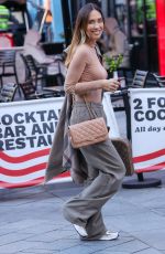 MYLEENE KLASS Arrives at Smooth Radio in London 10/19/2024