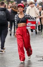MYLEENE KLASS Arrives at Smooth Radio in London 10/26/2024