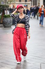 MYLEENE KLASS Arrives at Smooth Radio in London 10/26/2024