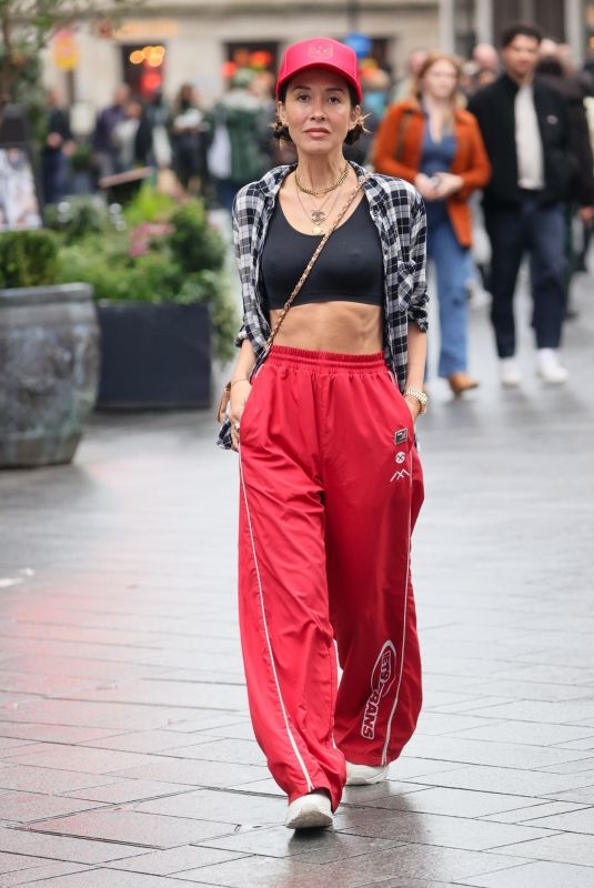 MYLEENE KLASS Arrives at Smooth Radio in London 10/26/2024