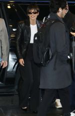 NAOMI SCOTT Arrives at CBS Mornings in New York 10/17/2024