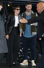 NAOMI SCOTT Arrives at CBS Mornings in New York 10/17/2024