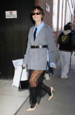 NAOMI SCOTT Arrives at Drew Barrymore Show in New York 10/16/2024