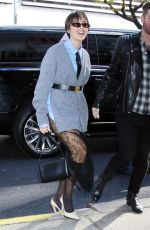 NAOMI SCOTT Arrives at Drew Barrymore Show in New York 10/16/2024