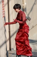 NAOMI SCOTT Arrives at Jimmy Kimmel Live! in Hollywood 10/14/2024