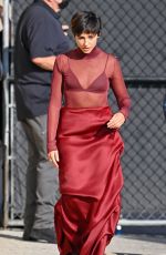 NAOMI SCOTT Arrives at Jimmy Kimmel Live! in Hollywood 10/14/2024