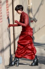 NAOMI SCOTT Arrives at Jimmy Kimmel Live! in Hollywood 10/14/2024