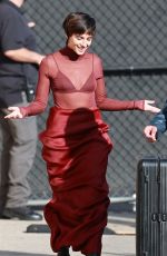 NAOMI SCOTT Arrives at Jimmy Kimmel Live! in Hollywood 10/14/2024