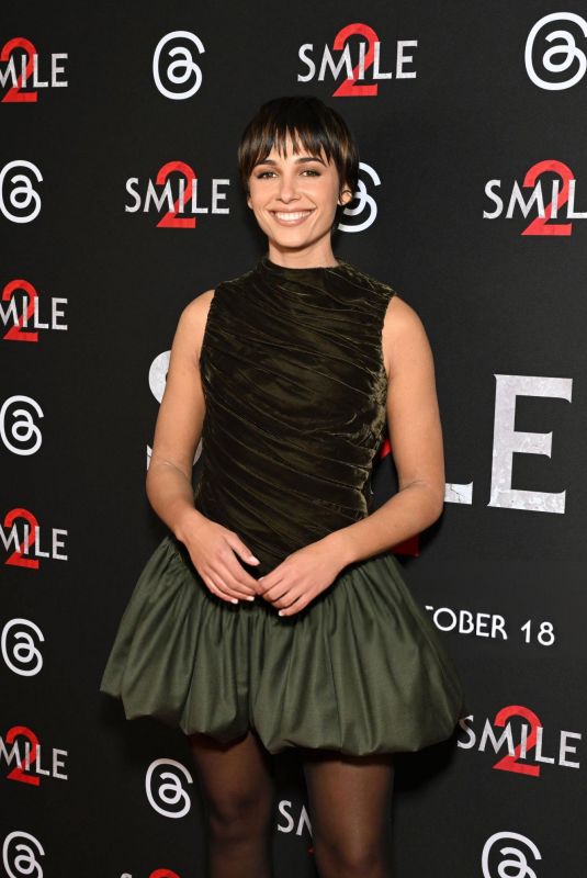 NAOMI SCOTT at Meta x Smile 2 Spooky Season at Paramount Pictures Screening Room in New York 10/16/2024