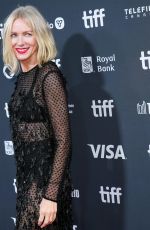 NAOMI WATTS at The Friend Premiere at TIFF in Toronto 09/10/2024