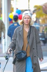 NAOMI WATTS Out for a Dog Walk in New York 10/25/2024