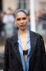 NARA SMITH Arrives at Miu Miu Fashion Show at Paris Fashion Week 10/01/2024
