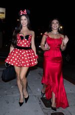 NATALIA BARULICH as Minnie Mouse Arrives at a Halloween Party in Los Angeles 10/29/2024
