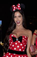 NATALIA BARULICH as Minnie Mouse Arrives at a Halloween Party in Los Angeles 10/29/2024
