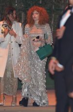 NATASHA LYONNE Leaves Annual Academy Museum Gala in Los Angeles 10/19/2024