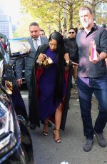 NICKI MINAJ Arrives at Vogue