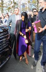 NICKI MINAJ Arrives at Vogue