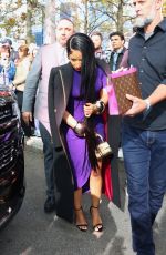 NICKI MINAJ Arrives at Vogue