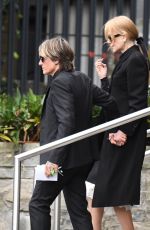 NICOLE KIDMAN and Keith Urban Heading to Lavender Bay Church in Sydney 10/16/2024