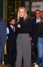 NICOLE KIDMAN Leaves Crosby Hotel in New Yotk 10/05/2024