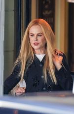 NICOLE KIDMAN Leaves Her Hotel in London 10/23/2024