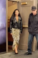 NICOLE SCHERZINGER Leaves St. James Theatre in New York 09/29/2024