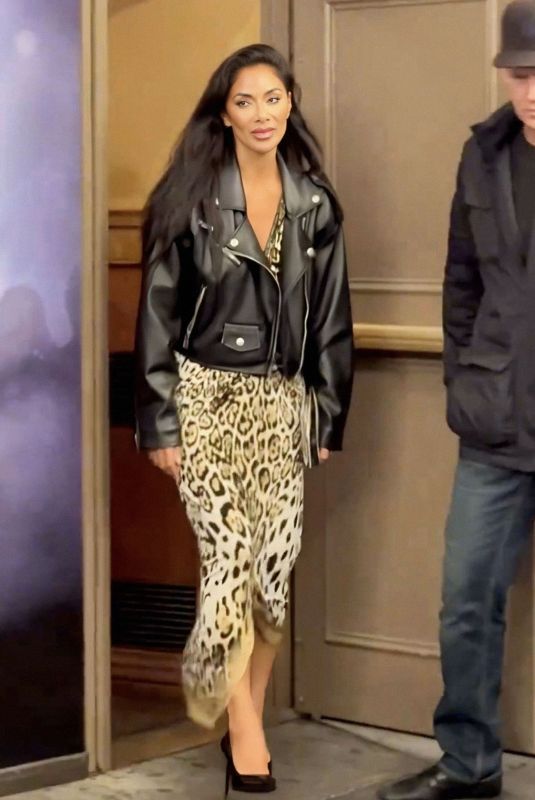 NICOLE SCHERZINGER Leaves St. James Theatre in New York 09/29/2024