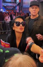 NICOLE SCHERZINGER Meeting Fans Outside St. James Theatre in New York 10/03/2024