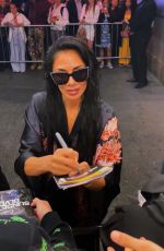 NICOLE SCHERZINGER Meeting Fans Outside St. James Theatre in New York 10/03/2024