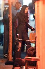 NICOLE SCHERZINGER Out Promotes Sunset Boulevard Musical in New York 10/29/2024