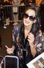 NICOLE SCHERZINGER Signing Autographs Outside St. James Theatre in New York 10/12/2024