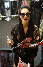 NICOLE SCHERZINGER Signing Autographs Outside St. James Theatre in New York 10/12/2024