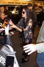 NICOLE SCHERZINGER Signing Autographs Outside St. James Theatre in New York 10/12/2024