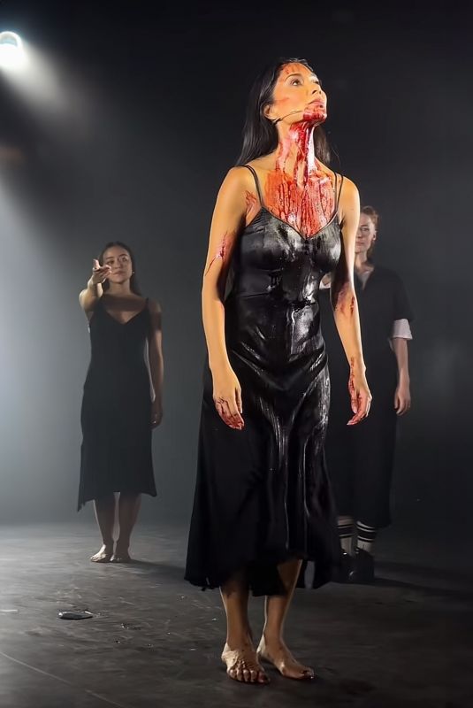 NIICOLE SCHERZINGER Performs as Norma Desmond in Sunset Boulevard on Broadway in New York 10/04/2024