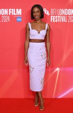 NIKKI AMUKA-BIRD at Harvest Premiere at 68th BFI London Film Festival 10/12/2024